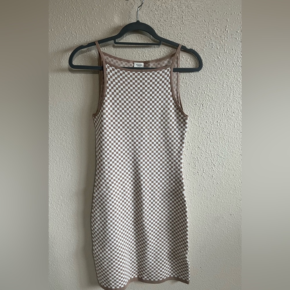 Abercrombie & Fitch Jacquard Mini Sweater Dress